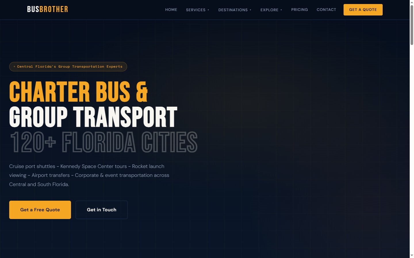 busbrother.com live screenshot