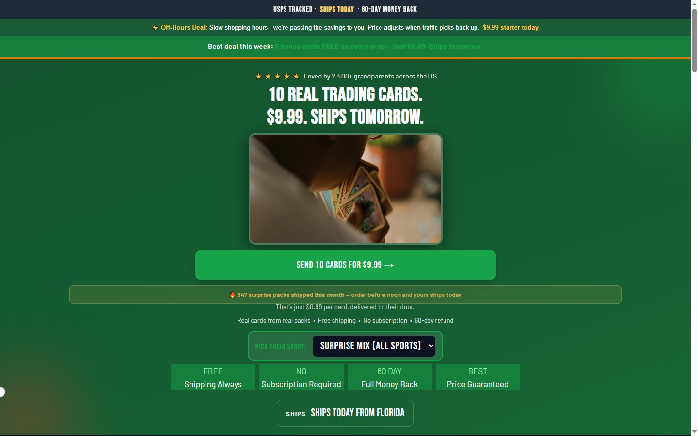 gifts.moneyscalingcycle.com live screenshot